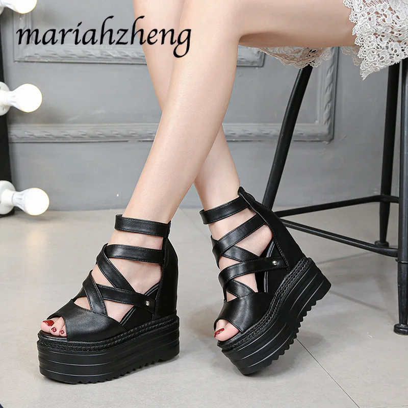 PRETO BRANCO 2020 Summer 13CM Slope With Thick Bottom Sexy Nightclub Increase Sandals Cross Belt Sponge Cake Women's Shoes ZYW
PRETO BRANCO 2020 Summer 13CM Slope With Thick Bottom Sexy Nightclub Increase Sandals Cross Belt Sponge Cake Women's Shoes ZYW