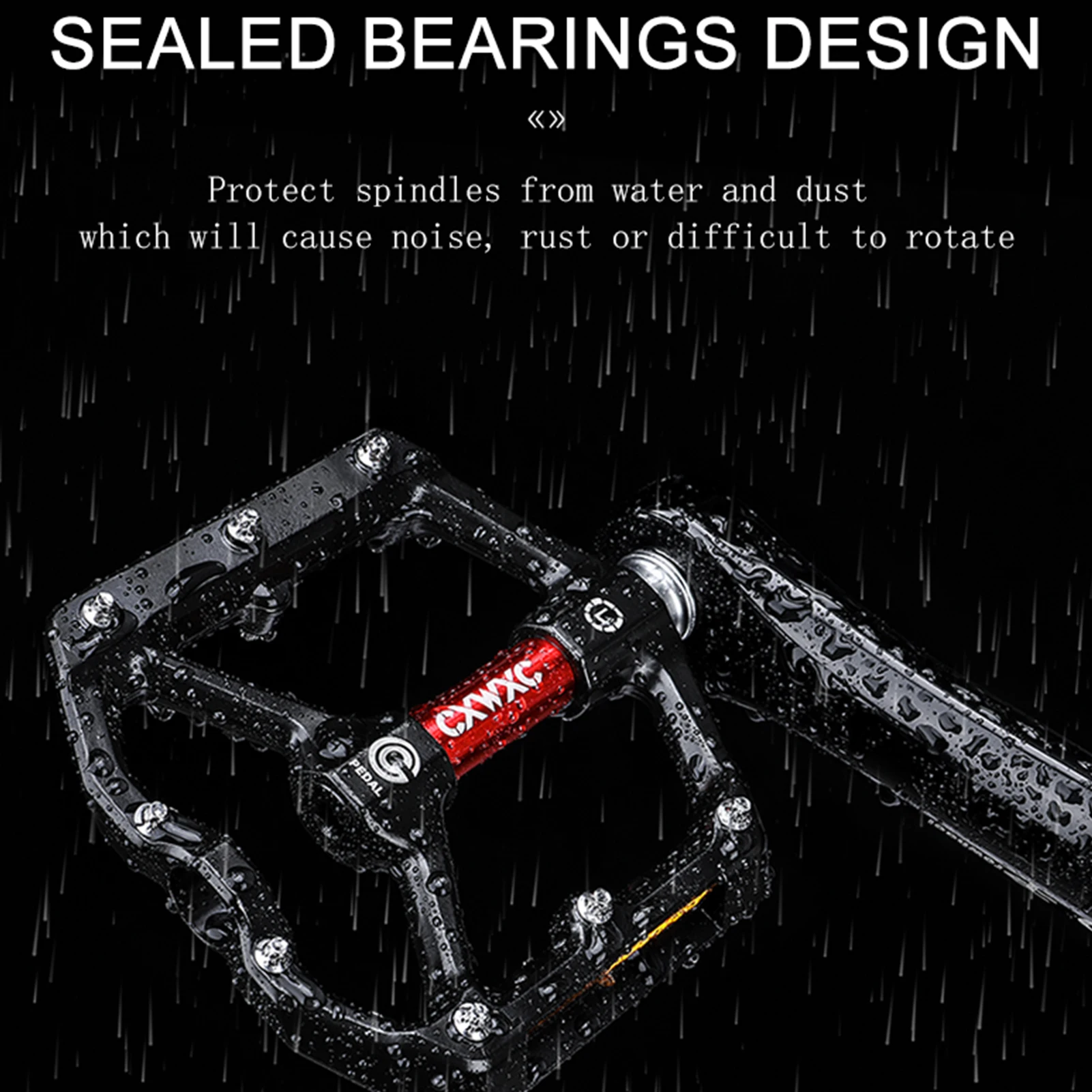 Bicycle Pedal Anti-skid Pins Anti-vibration Road Bike Pedal Easy to Install and Use Good Deformation Resistance labor-saving
Bicycle Pedal Anti-skid Pins Anti-vibration Road Bike Pedal Easy to Install and Use Good Deformation Resistance labor-saving