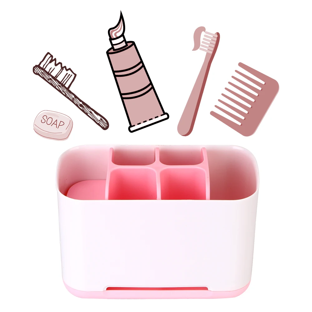 Toothpaste Electric Toothbrush Holder Battery Organizer Stand Shaving Makeup Brush Storage Case Bathroom Accessories
Toothpaste Electric Toothbrush Holder Battery Organizer Stand Shaving Makeup Brush Storage Case Bathroom Accessories