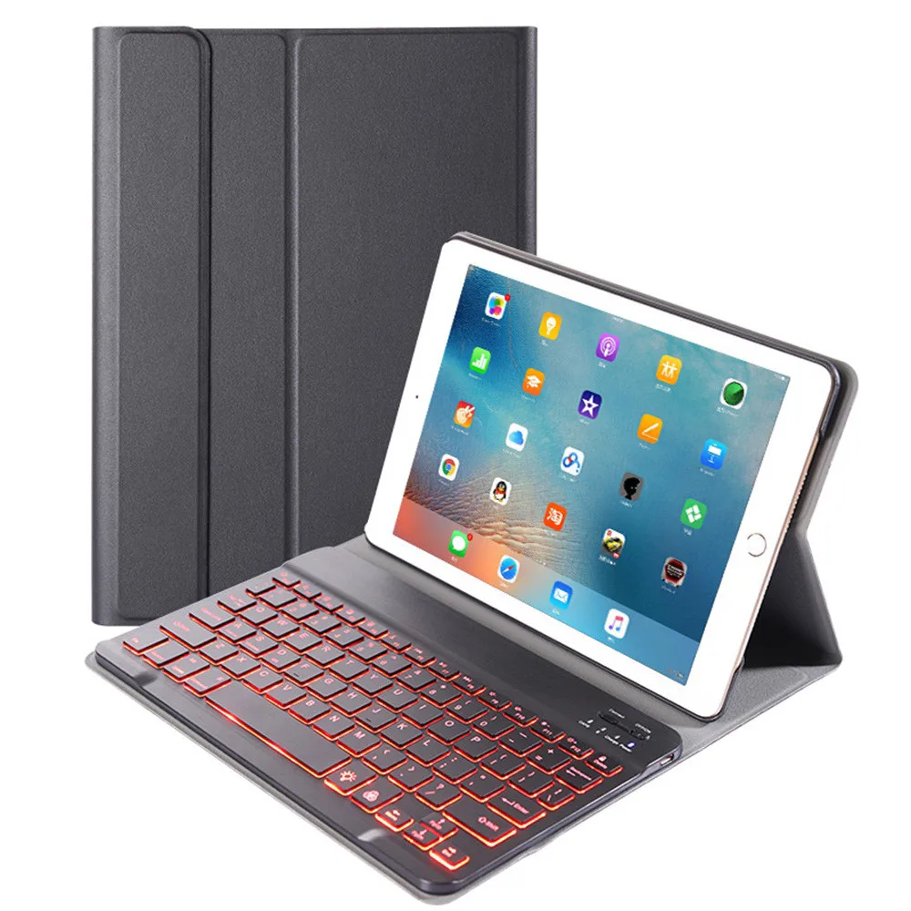 Фото Съемный чехол клавиатура с подсветкой Bluetooth для iPad Air3/Pro 10 5/iPad 2 Беспроводная