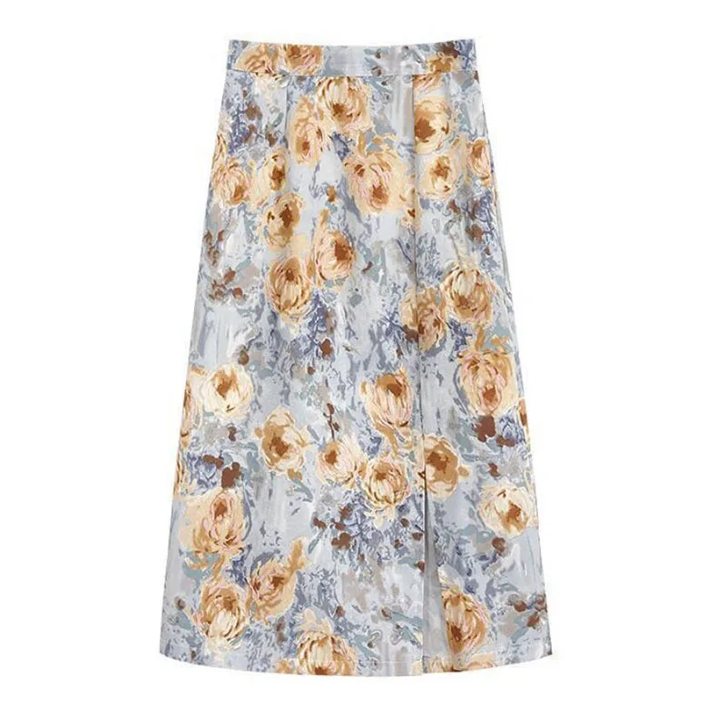 Sister Fara Fashion Summer Women's Skirt High Waist Split Print Floral Straight Spring A-LINE Skirts Slim Casual Skirt Women
Sister Fara Fashion Summer Women's Skirt High Waist Split Print Floral Straight Spring A-LINE Skirts Slim Casual Skirt Women