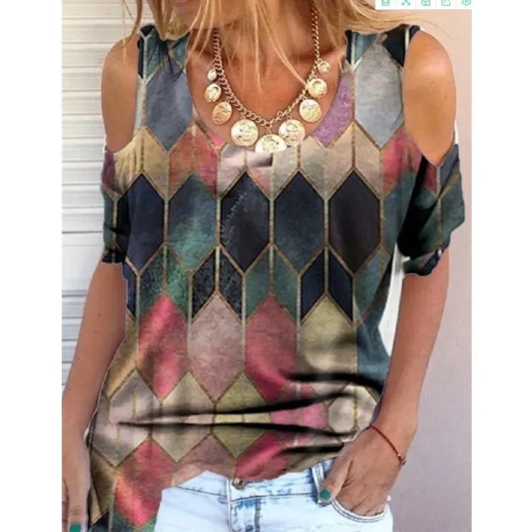 Trend Casual Off-shoulder T-Shirt Short Sleeve Summer New Women's Tee printing O-Neck Large Size women's Loose T-Shirts
Trend Casual Off-shoulder T-Shirt Short Sleeve Summer New Women's Tee printing O-Neck Large Size women's Loose T-Shirts