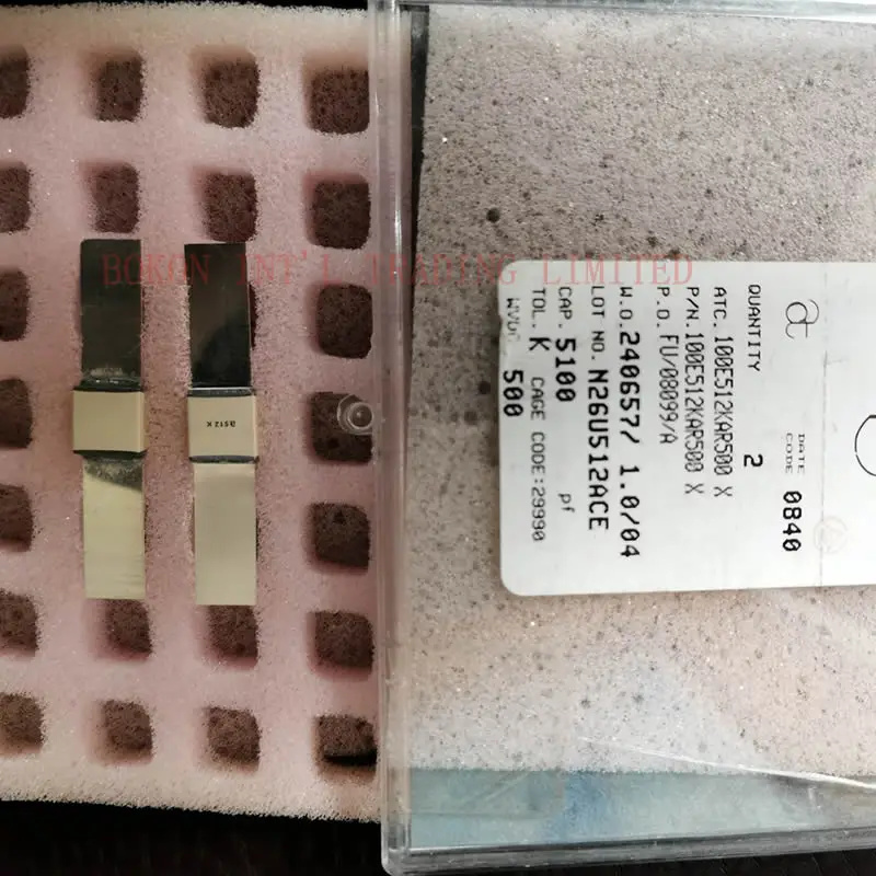 5100PF 500WVDC ATC 100E512KAR500X P90 SIZE 3838 ATC High Q High RF Power Low ESR ESL High RF Current Voltage a512k
5100PF 500WVDC ATC 100E512KAR500X P90 SIZE 3838 ATC High Q High RF Power Low ESR ESL High RF Current Voltage a512k