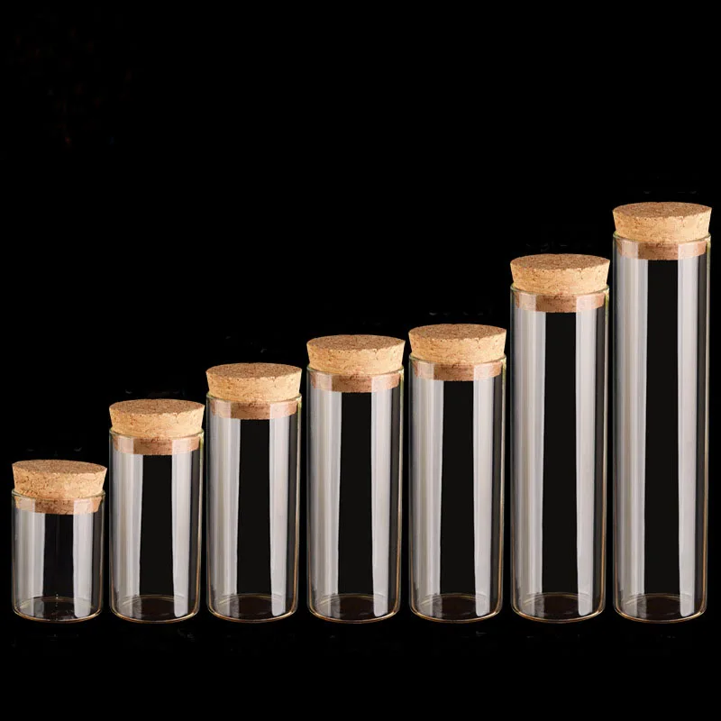 15-60ml Mini Transparent Glass Empty Sample Jar Wishing Bottle DIY Pendants Home Decoration Cork Stopper Empty Storage Vials
15-60ml Mini Transparent Glass Empty Sample Jar Wishing Bottle DIY Pendants Home Decoration Cork Stopper Empty Storage Vials