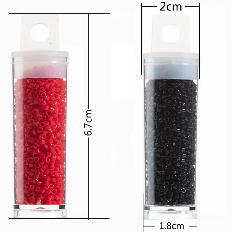 Miyuki Delica Beads Taidian Luminous Color Japanese Round Glass Beads For DIY Handmade Crafts 11/0 1.6x1.3mm 10g/tube 2000pcs
Miyuki Delica Beads Taidian Luminous Color Japanese Round Glass Beads For DIY Handmade Crafts 11/0 1.6x1.3mm 10g/tube 2000pcs