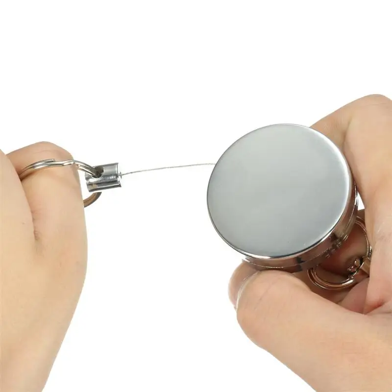 Anti-lost Resilience Steel Wire Rope Elastic Keychain Recoil Sporty Retractable Key Ring
Anti-lost Resilience Steel Wire Rope Elastic Keychain Recoil Sporty Retractable Key Ring