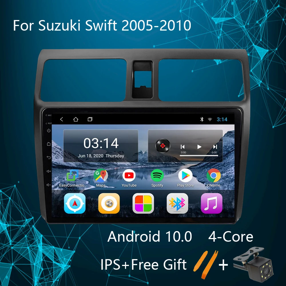 Android 10.0 For Suzuki Swift 2005-2010 Car Radio Autoradio Navigation GPS IPS Screen Head Unit Stereo EasyConnect Bluetooth DVD
Android 10.0 For Suzuki Swift 2005-2010 Car Radio Autoradio Navigation GPS IPS Screen Head Unit Stereo EasyConnect Bluetooth DVD
