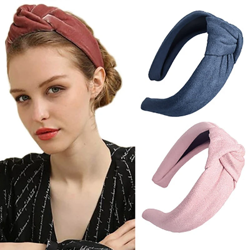New style knotted hair band cross retro wild solid winter flannel fashion woman girl hair accessories face makeup headband
New style knotted hair band cross retro wild solid winter flannel fashion woman girl hair accessories face makeup headband