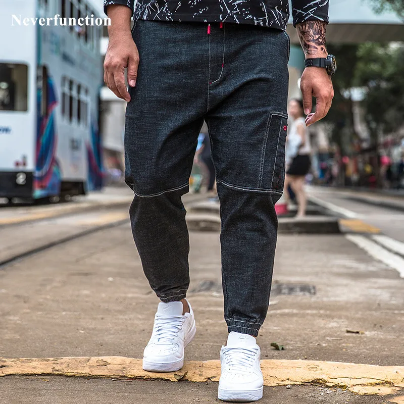 Men Streetwear vintage Letter embroidery blue Cotton jeans Hip hop man Casual motorcycle Joggers denim trousers Plus Size 46
Men Streetwear vintage Letter embroidery blue Cotton jeans Hip hop man Casual motorcycle Joggers denim trousers Plus Size 46