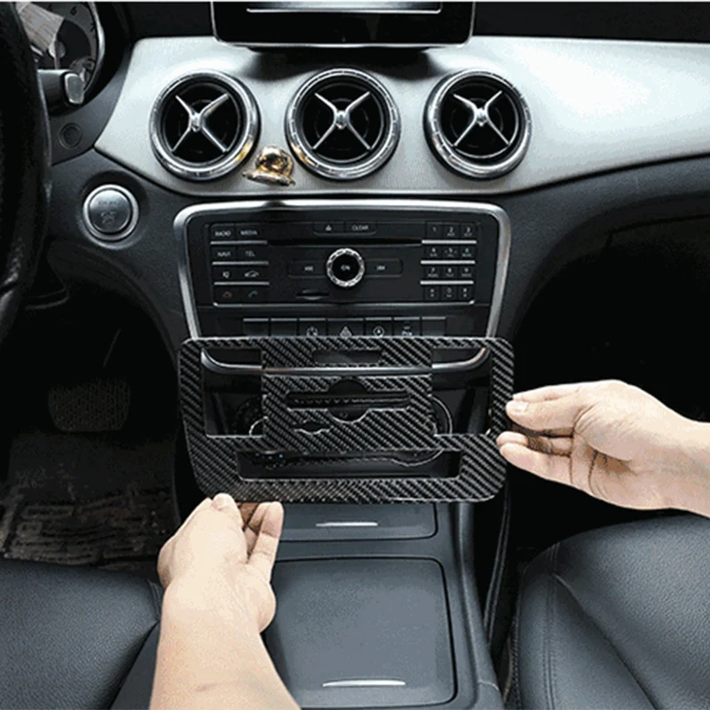 Carbon Fiber CD Air Conditioning Control Panel Cover Trim For Mercedes Benz A Class GLA CLA 2016 2017 2018 2019
Carbon Fiber CD Air Conditioning Control Panel Cover Trim For Mercedes Benz A Class GLA CLA 2016 2017 2018 2019