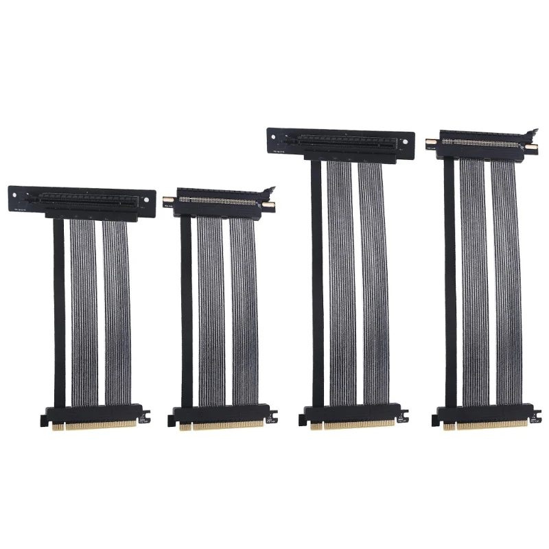 OOTDTY PCIe 4.0 x16 Riser Cable Flexible 256G/bps Gen4 GPU Extension Card PCI-e 16x Extender Cable for GTX3080ti GTX3090 Etc
OOTDTY PCIe 4.0 x16 Riser Cable Flexible 256G/bps Gen4 GPU Extension Card PCI-e 16x Extender Cable for GTX3080ti GTX3090 Etc