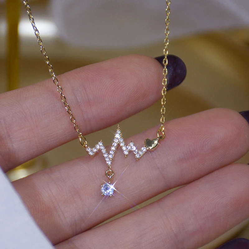 Trendy Hot 14k Real Gold Jewelry Love Signal Water Drop Necklace for Women Bling AAA Zircon Elegant Charm Pendant Party Hot Gift
Trendy Hot 14k Real Gold Jewelry Love Signal Water Drop Necklace for Women Bling AAA Zircon Elegant Charm Pendant Party Hot Gift