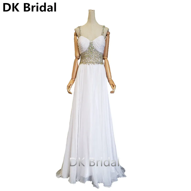 Женское вечернее платье в стиле ретро, длинное белое платье на тонких бретелях, с бусинами, в итальянском стиле
Женское вечернее платье в стиле ретро, длинное белое платье на тонких бретелях, с бусинами, в итальянском стиле