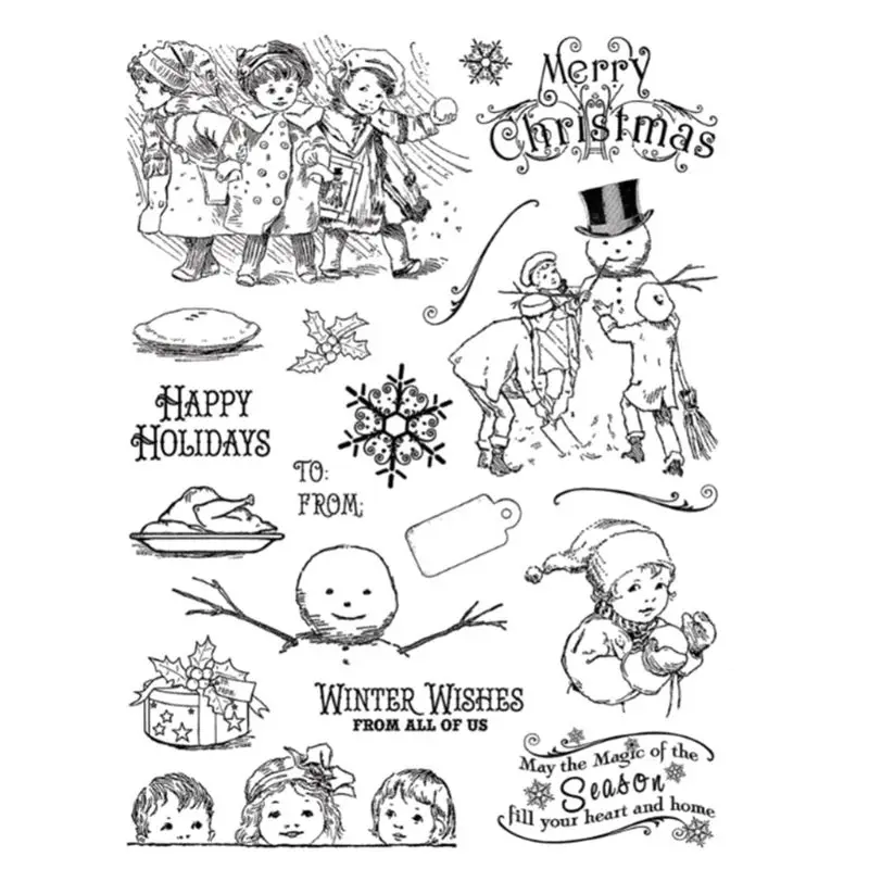 Merry Christmas Cartoon Silicone Seal Stamp DIY Scrapbooking Photo Album Decor T3LE
Merry Christmas Cartoon Silicone Seal Stamp DIY Scrapbooking Photo Album Decor T3LE