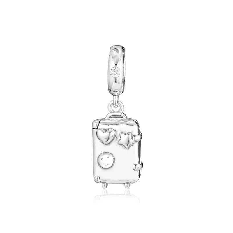 Spring Travel Suitcase Silver Charms for Bead Bracelets 925 Sterling Silver Pendant Charms for Jewelry Making 2019 New Arrival
Spring Travel Suitcase Silver Charms for Bead Bracelets 925 Sterling Silver Pendant Charms for Jewelry Making 2019 New Arrival