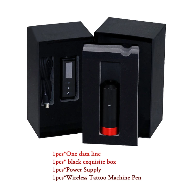 Original Portable wireless Tattoo Machine Pen 3 Color Profession With Battery Power Supply LED Digital Display Tattoo Equipment
Original Portable wireless Tattoo Machine Pen 3 Color Profession With Battery Power Supply LED Digital Display Tattoo Equipment