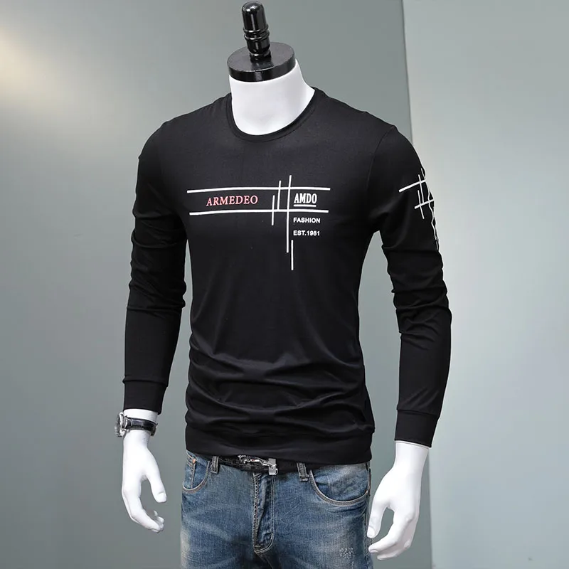 Autumn Thin Black Crewneck Sweatshirt Men Fashion Letter Printed Cotton Tracksuit Streetwear Mens Clothes
Autumn Thin Black Crewneck Sweatshirt Men Fashion Letter Printed Cotton Tracksuit Streetwear Mens Clothes