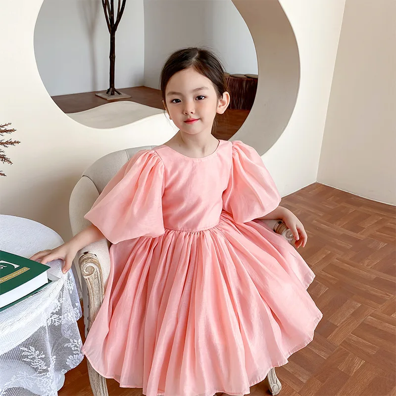 Girls Princess Dress Beautiful Baby Party Dress Kids Summer Clothes Puff Sleeve Cotton Lining Children Elegant Dress,#6235
Girls Princess Dress Beautiful Baby Party Dress Kids Summer Clothes Puff Sleeve Cotton Lining Children Elegant Dress,#6235