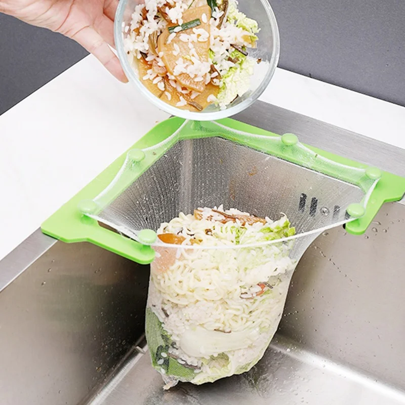 Multifunctional Triangle Drainage Rack Hanging Net Drain Basket Kitchen Sink Special Filter Leftovers Kitchen Sink Filter Bag
Multifunctional Triangle Drainage Rack Hanging Net Drain Basket Kitchen Sink Special Filter Leftovers Kitchen Sink Filter Bag