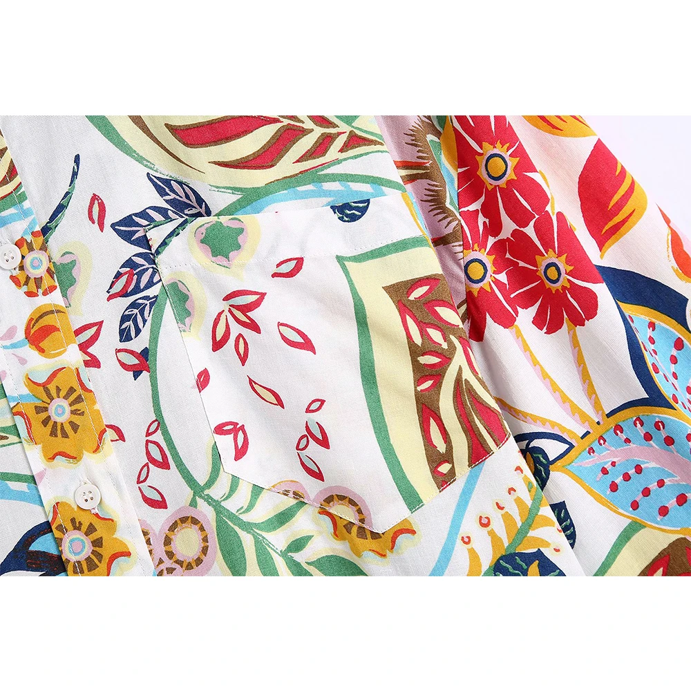 2021 New Women Floral Printed Shirt Style Loose Playsuits Elegant High Fashion Chic Lady Woman Jumpsuit Outfits
2021 New Women Floral Printed Shirt Style Loose Playsuits Elegant High Fashion Chic Lady Woman Jumpsuit Outfits