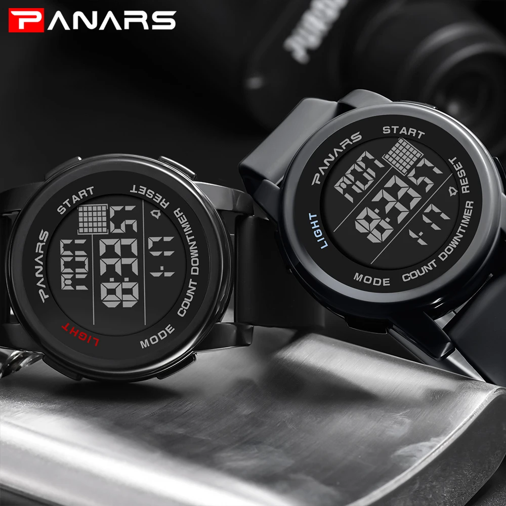 Часы PANARS Мужские Цифровые в стиле милитари спортивные светодиодные армейские