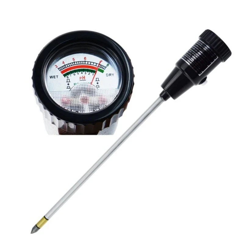 ZD-06 Soil PH & Moisture Tester Meter with 295mm Electrode Probe Waterproof Soil Tester Kit Tools for Indoor & Outdoor
ZD-06 Soil PH & Moisture Tester Meter with 295mm Electrode Probe Waterproof Soil Tester Kit Tools for Indoor & Outdoor