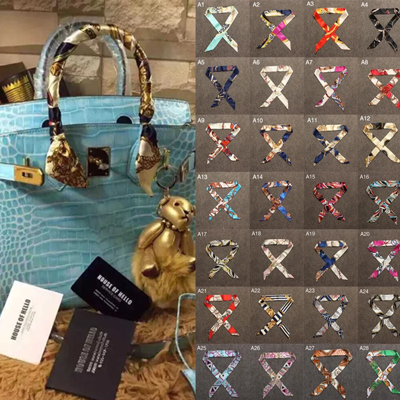 DT80 31 Colors New Silk Small Women Fashion Scarf Hair Bags Handle Decoration Tie Multifunction Hand Ribbon Scarf 4*100cm M30
DT80 31 Colors New Silk Small Women Fashion Scarf Hair Bags Handle Decoration Tie Multifunction Hand Ribbon Scarf 4*100cm M30