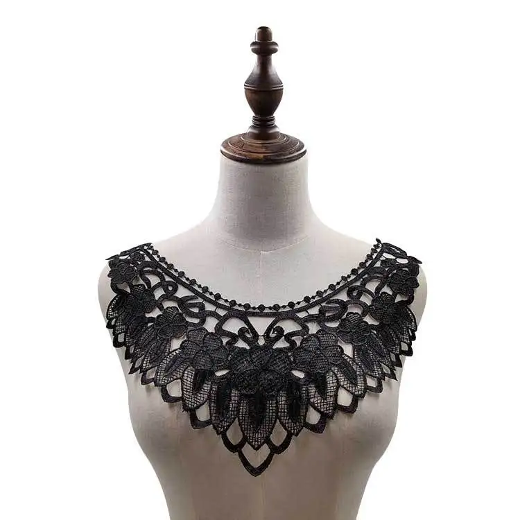3 colors water-soluble lace, embroidery polyester silk, collar flower, embroidery collar, false collar, DIY lace accessories
3 colors water-soluble lace, embroidery polyester silk, collar flower, embroidery collar, false collar, DIY lace accessories