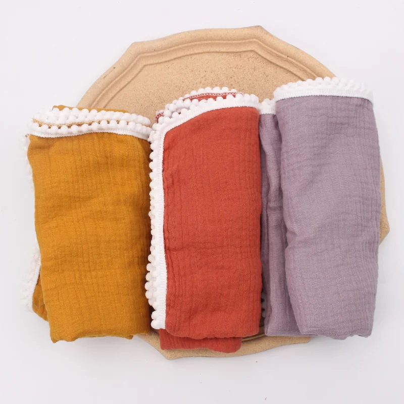 Muslin 100% Cotton Baby Blanket 80*65cm Soft Newborn Blankets Bath Gauze Infant Swaddle Wrap Sleepsack Stroller Cover
Muslin 100% Cotton Baby Blanket 80*65cm Soft Newborn Blankets Bath Gauze Infant Swaddle Wrap Sleepsack Stroller Cover