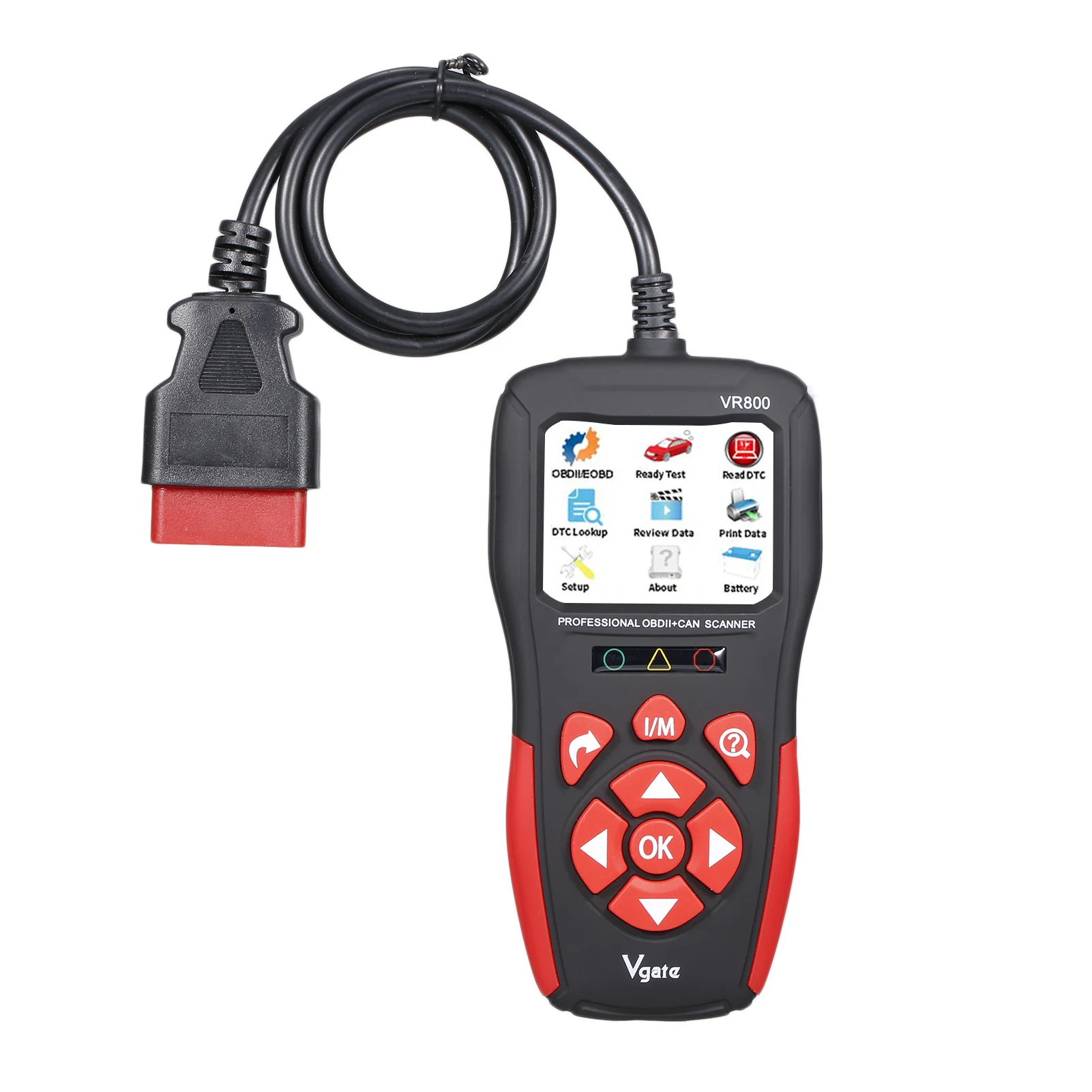 Universal OBD Automotive Diagnostic Tool Car Engine Fault Scanner Erase/Reset Fault Codes Diagnostic Scanner VR800
Universal OBD Automotive Diagnostic Tool Car Engine Fault Scanner Erase/Reset Fault Codes Diagnostic Scanner VR800