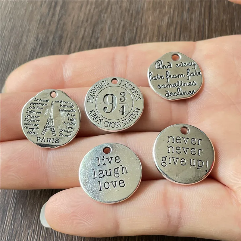 JunKang15pcs Tibetan Silver Retro Various Iron Tower Love Pattern Pendant Tag DIY Production Necklace Bracelet Jewelry Connector
JunKang15pcs Tibetan Silver Retro Various Iron Tower Love Pattern Pendant Tag DIY Production Necklace Bracelet Jewelry Connector