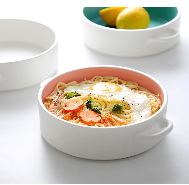Ceramic Bake Pan Japanese Oven Noodle Soup Bowl 10inch Large Capacity Dinner Set
Ceramic Bake Pan Japanese Oven Noodle Soup Bowl 10inch Large Capacity Dinner Set