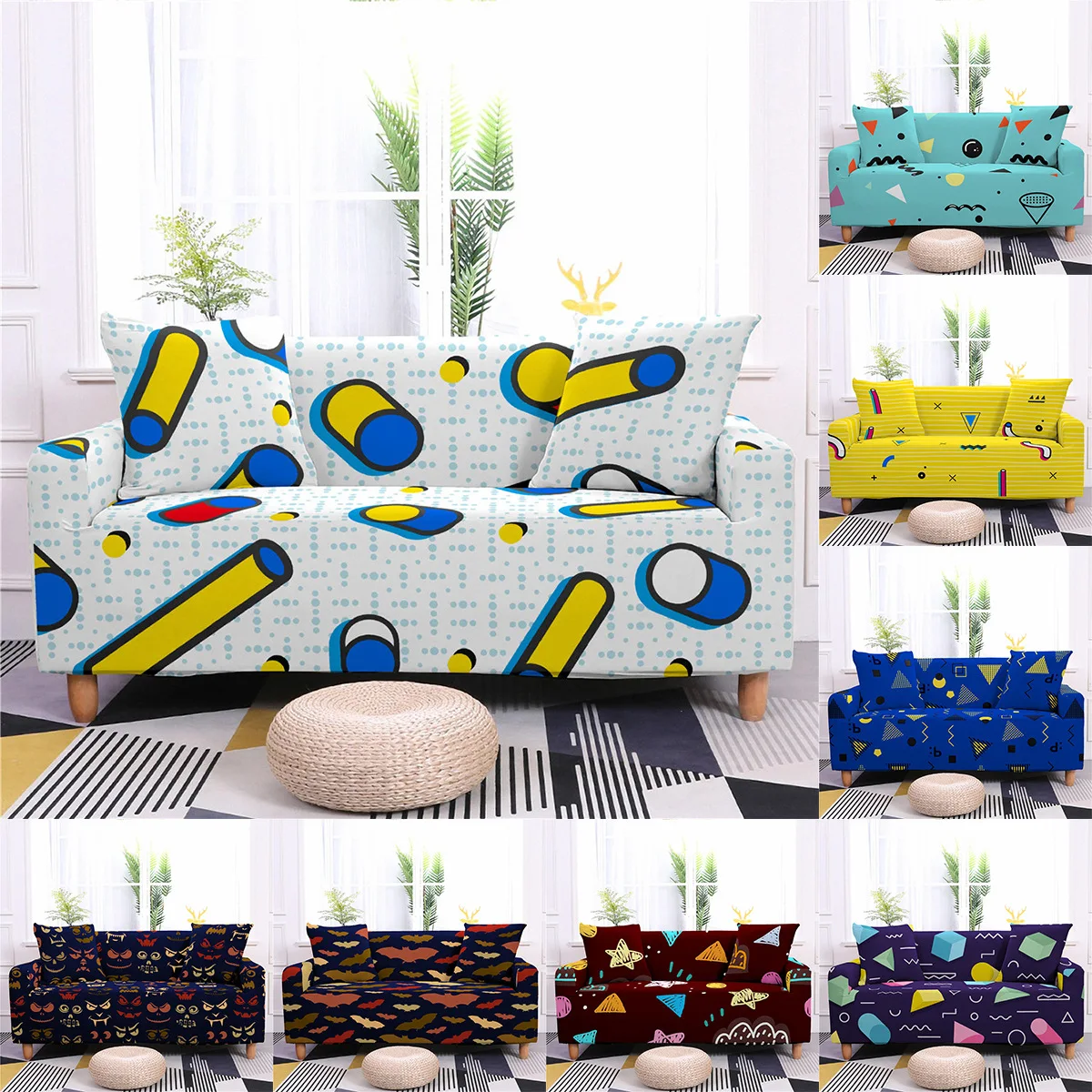 Simple Style Multicolor Geometry New design All Inclusive Elastic Sofa Cover Soft Couch Slipcovers 8 Colors 1-4 Seaters
Simple Style Multicolor Geometry New design All Inclusive Elastic Sofa Cover Soft Couch Slipcovers 8 Colors 1-4 Seaters