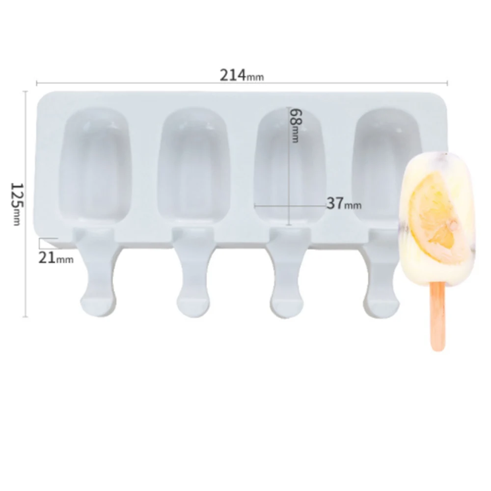 Silicone Ice Cream Molds Ice Cube Tray Food Safe Popsicle Maker DIY Homemade Freezer Ice Lolly Mould Home Kitchen
Silicone Ice Cream Molds Ice Cube Tray Food Safe Popsicle Maker DIY Homemade Freezer Ice Lolly Mould Home Kitchen