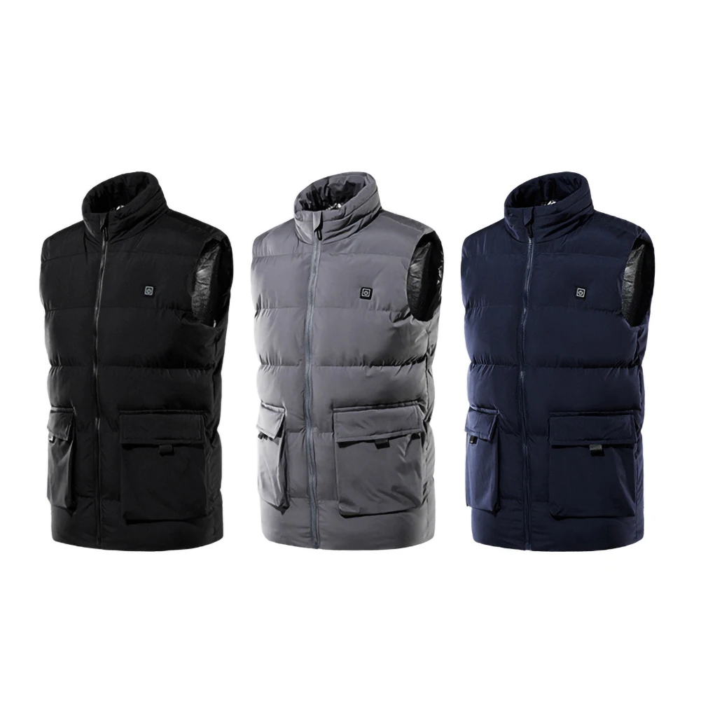 Men Autumn Winter Smart Heating Cotton Vest USB Electric-Heating Vest Warm Outdoor Men Autumn Winter Infrared Vest Jacket
Men Autumn Winter Smart Heating Cotton Vest USB Electric-Heating Vest Warm Outdoor Men Autumn Winter Infrared Vest Jacket