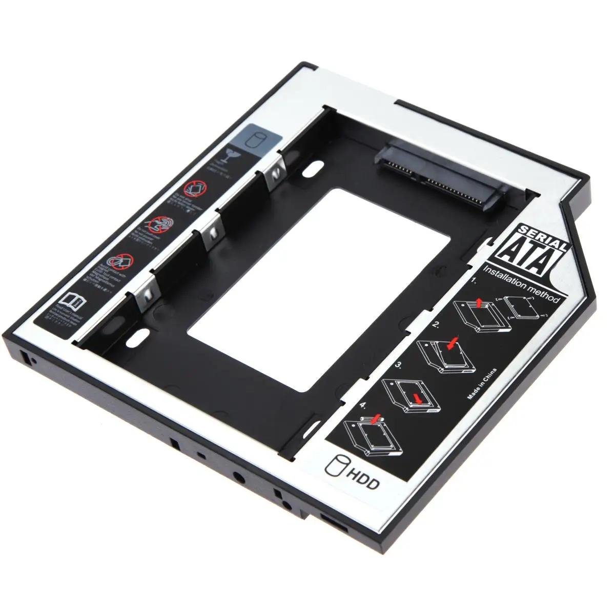 Universal 2.5 2nd 9.5mm Ssd Hd SATA Hard Disk Drive HDD Caddy Adapter Bay For Cd Dvd Rom Optical Bay Hot New
Universal 2.5 2nd 9.5mm Ssd Hd SATA Hard Disk Drive HDD Caddy Adapter Bay For Cd Dvd Rom Optical Bay Hot New