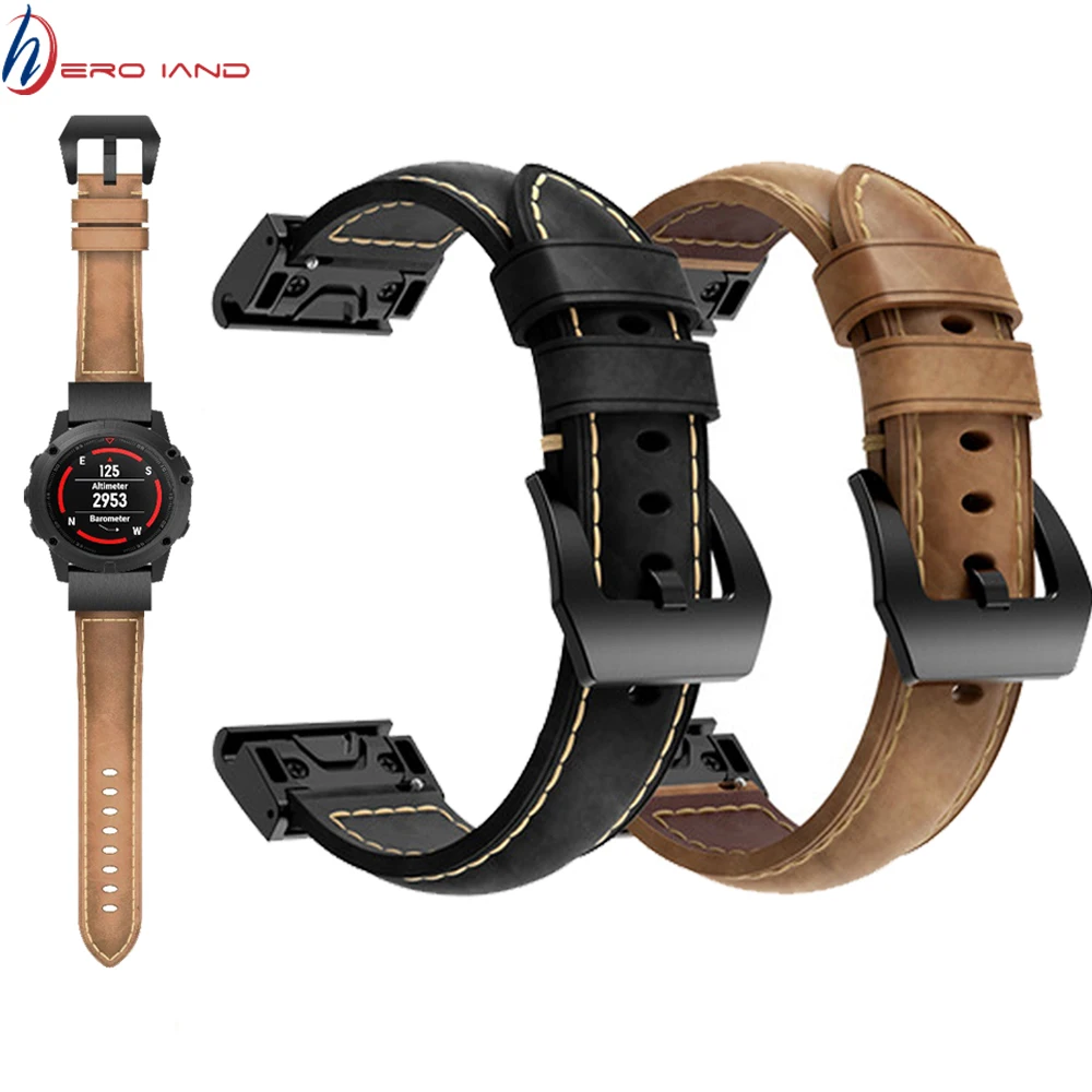 26mm 22mm 20mm Quick Fit Vintage Genuine Leather Watch Band Strap for Garmin Fenix 7 7X 7S 5 5X 5S 6 6X 6S pro Forerunner 945
26mm 22mm 20mm Quick Fit Vintage Genuine Leather Watch Band Strap for Garmin Fenix 7 7X 7S 5 5X 5S 6 6X 6S pro Forerunner 945