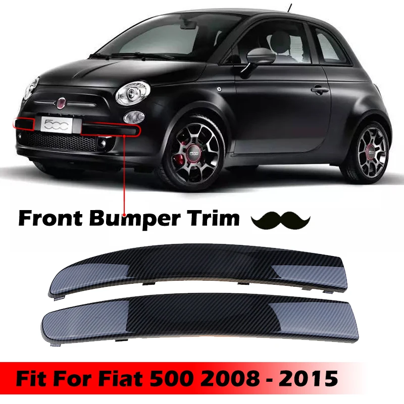 Car Front Bumper Lower Trim Moulding Anti-collision Strip Fit For Fiat 500 2007-2015 735455056 735455057 Carbon Fiber Look
Car Front Bumper Lower Trim Moulding Anti-collision Strip Fit For Fiat 500 2007-2015 735455056 735455057 Carbon Fiber Look