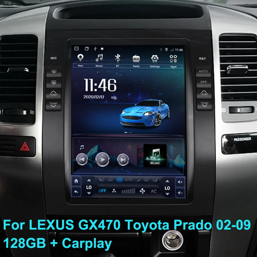 Автомагнитола 128 ГБ, мультимедийный видеоплеер для Lexus GX470, Android, GPS, Carplay 2002-2009, экран Tesla IPS, 2din, 4G
Автомагнитола 128 ГБ, мультимедийный видеоплеер для Lexus GX470, Android, GPS, Carplay 2002-2009, экран Tesla IPS, 2din, 4G