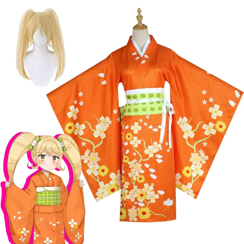 Костюм для косплея из аниме Super Danganronpa 2 Saionji Hiyoko, японское кимоно с париком для взрослых, костюм на Хэллоуин для девушек
Костюм для косплея из аниме Super Danganronpa 2 Saionji Hiyoko, японское кимоно с париком для взрослых, костюм на Хэллоуин для девушек