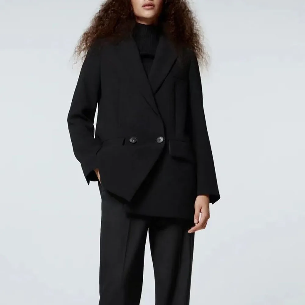 Женский свободный костюм DiYiG, двубортный пиджак в стиле ретро, Повседневная Верхняя одежда с длинными рукавами, карманами и клапаном, 2021
Женский свободный костюм DiYiG, двубортный пиджак в стиле ретро, Повседневная Верхняя одежда с длинными рукавами, карманами и клапаном, 2021