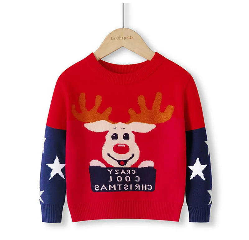 Christmas Baby Kids Wool Knitted Sweaters for Girls Boys Tops Clothing Long-sleeved Children's Cartoon Pattern Sweater
Christmas Baby Kids Wool Knitted Sweaters for Girls Boys Tops Clothing Long-sleeved Children's Cartoon Pattern Sweater