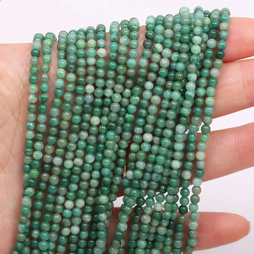 Natural Stone Loose Beads Round Green Jades for Charms Jewelry Making DIY Craft Bracelet Necklace Accessories
Natural Stone Loose Beads Round Green Jades for Charms Jewelry Making DIY Craft Bracelet Necklace Accessories