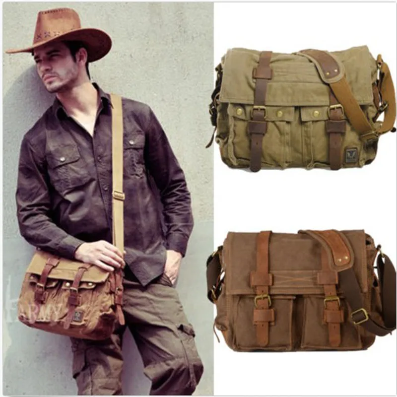 Men's Vintage Canvas Bag Men Casual Crossbody Bag For Men Messenger Bag Man Travel Shoulder Bags Bolsa Masculina High Quality 
Men's Vintage Canvas Bag Men Casual Crossbody Bag For Men Messenger Bag Man Travel Shoulder Bags Bolsa Masculina High Quality