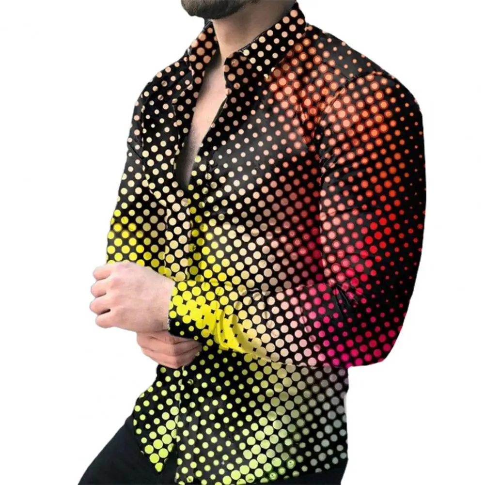 Spring Autumn Men Fashion Shirts Turn-down Collar Buttoned Shirt Men's Casual Digital Printing Long Sleeve Tops for Dating
Spring Autumn Men Fashion Shirts Turn-down Collar Buttoned Shirt Men's Casual Digital Printing Long Sleeve Tops for Dating