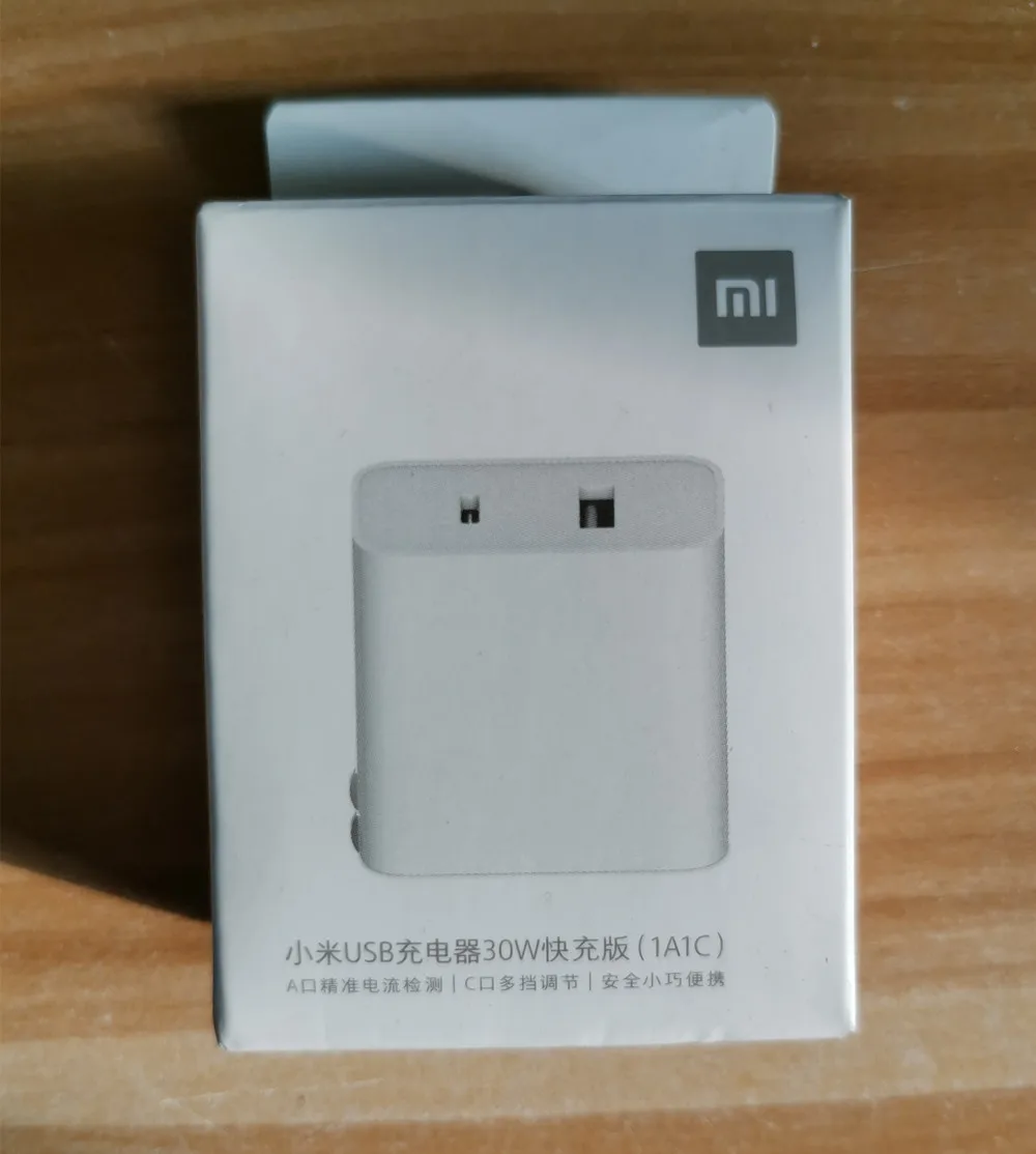 Original Xiaomi USB Charger 1A1C 30W Max Smart Output PD 2.0 QC 3.0 Quick Charge Type-c USB-A USB-C Foldable Plug Wall charger
Original Xiaomi USB Charger 1A1C 30W Max Smart Output PD 2.0 QC 3.0 Quick Charge Type-c USB-A USB-C Foldable Plug Wall charger