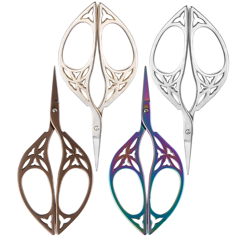 LMDZ High Quality Sewing Scissors Set 4 Color Stainless Steel Leaf Pattern European Retro Scissors DIY Sewing Tool Accessories
LMDZ High Quality Sewing Scissors Set 4 Color Stainless Steel Leaf Pattern European Retro Scissors DIY Sewing Tool Accessories