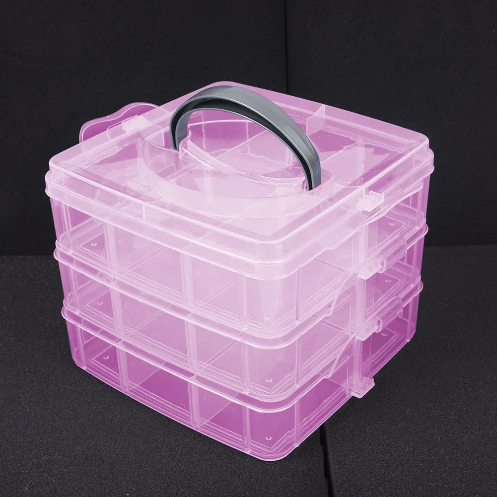 3 Layers Capacity Transparent Plastic Cosmetics Storage Box Jewelry Earring Bead Screw Holder Case Paper Money Container
3 Layers Capacity Transparent Plastic Cosmetics Storage Box Jewelry Earring Bead Screw Holder Case Paper Money Container