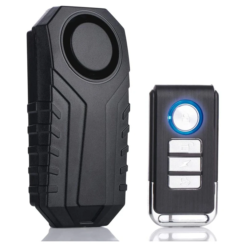 113DB Bike Alarm Wireless Vibration Motion Sensor Waterproof Motorcycle Alarm with Remote
113DB Bike Alarm Wireless Vibration Motion Sensor Waterproof Motorcycle Alarm with Remote