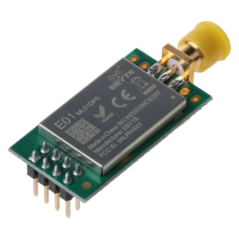 E01-ML01DP5 Long Range SPI nRF24L01P 2.4Ghz 100mW SMA Antenna IoT Wireless Transceiver Transmitter Receiver nRF24L01P RF Module
E01-ML01DP5 Long Range SPI nRF24L01P 2.4Ghz 100mW SMA Antenna IoT Wireless Transceiver Transmitter Receiver nRF24L01P RF Module